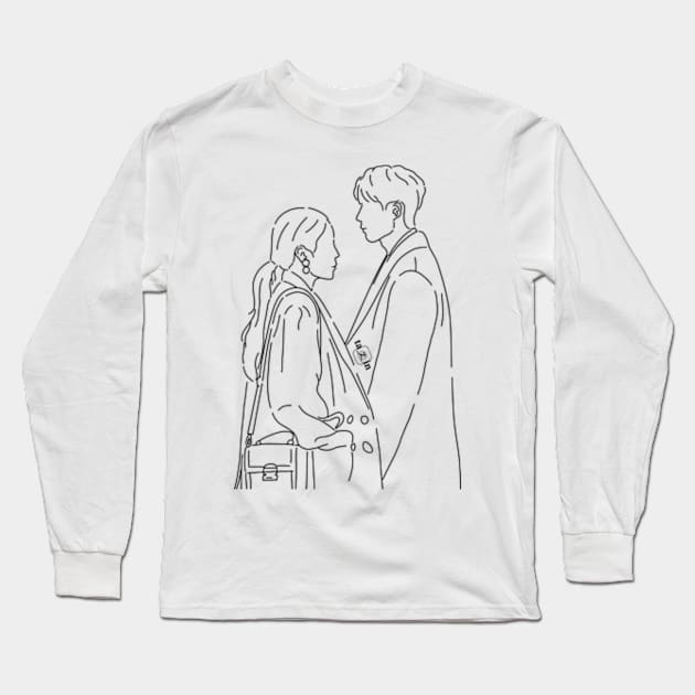 Goblin Korean Drama Long Sleeve T-Shirt by ayshatazin